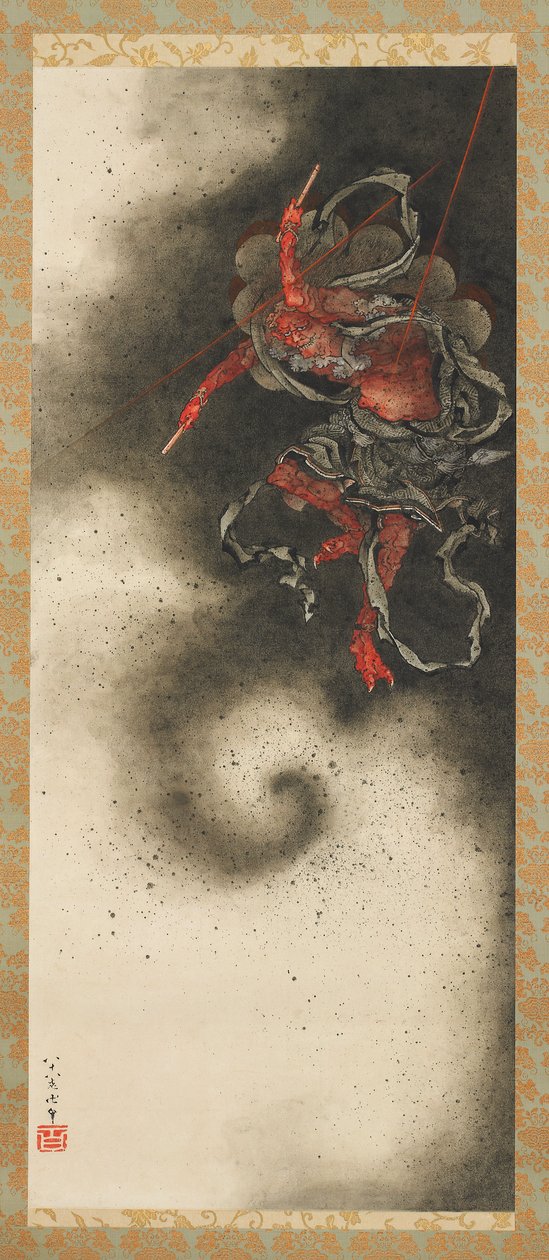 Donnergott, Edo-Periode von Katsushika Hokusai