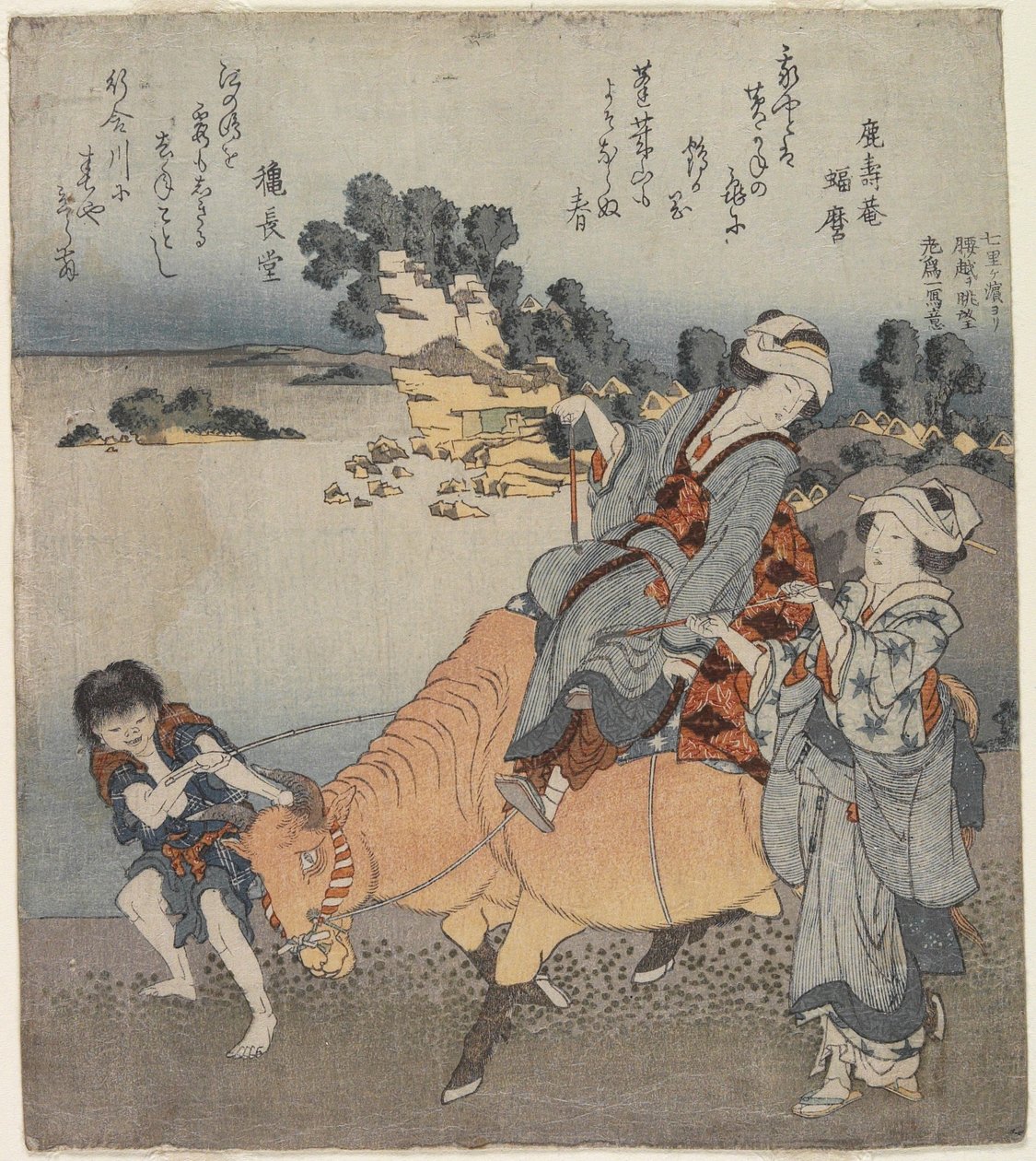 Blick von Shichiri-ga-hama, 1820-1834 von Katsushika Hokusai