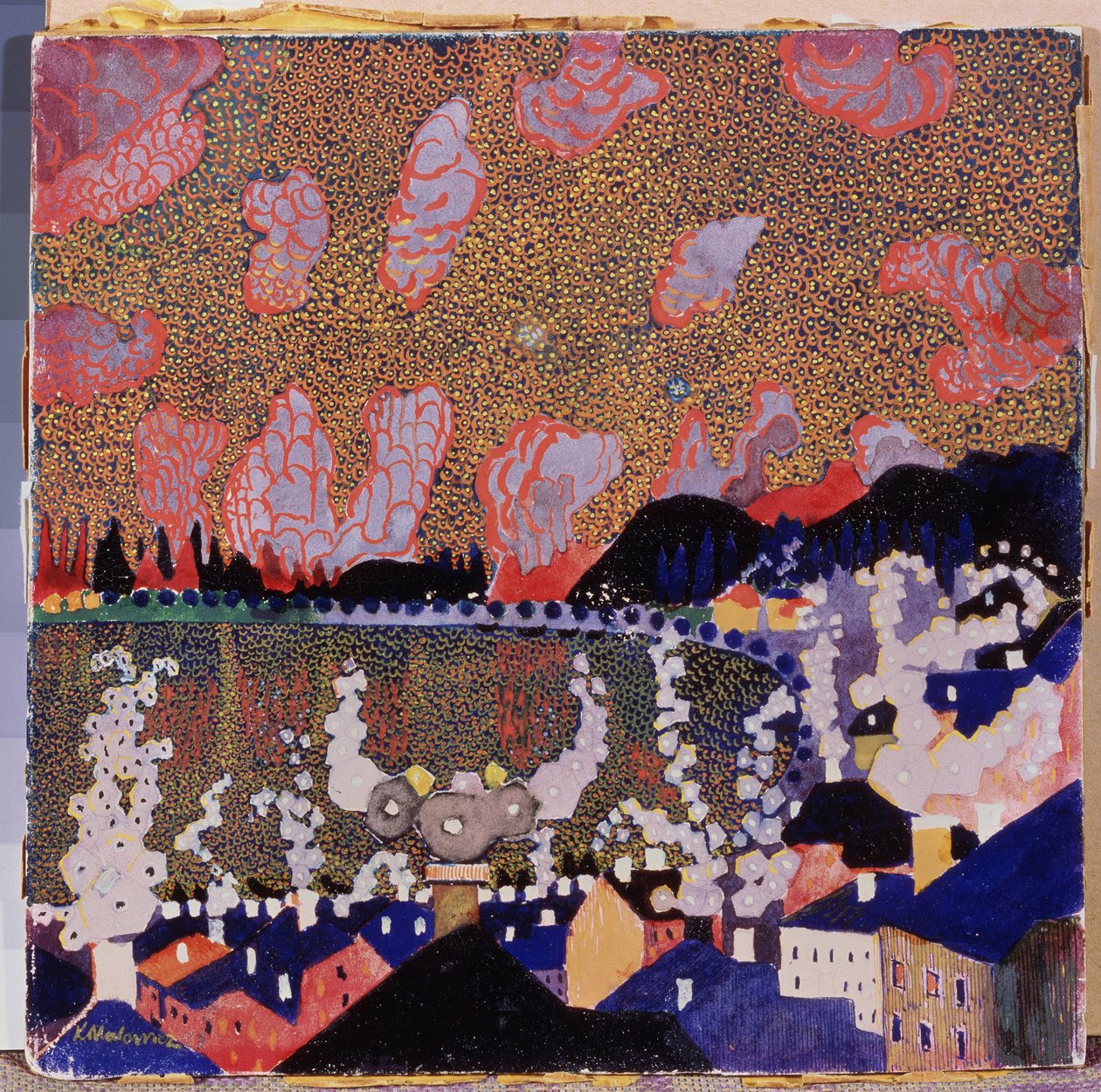 Kleine Stadt von Kazimir Severinovich Malevich