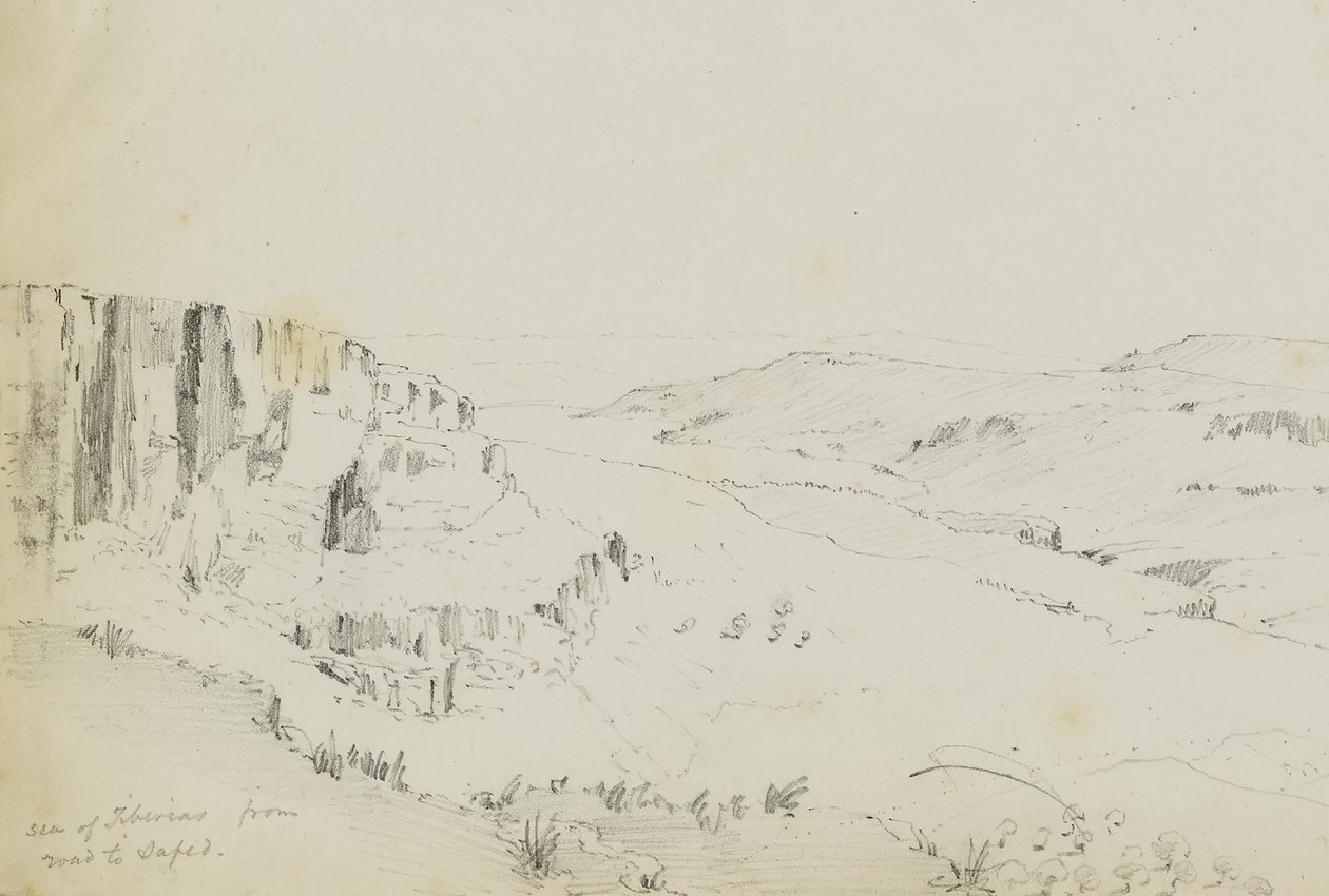 See von Tiberias von der Straße nach Jafed von Kellogg, Miner Kilbourne
