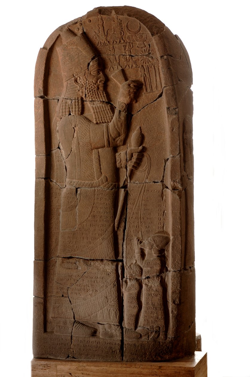 Berliner Museum, Nubische Pharaonen, Stele von Esarhaddon aus Zenjirili, Stele von Nastasen, 2007 von Kenneth Garrett