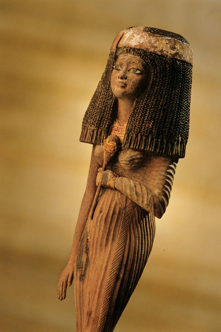 Grabfigur von Lady Resi; Figurine; Regierungszeit von Amenhotep III. Resi war die Tochter von Yuya, 2009 von Kenneth Garrett