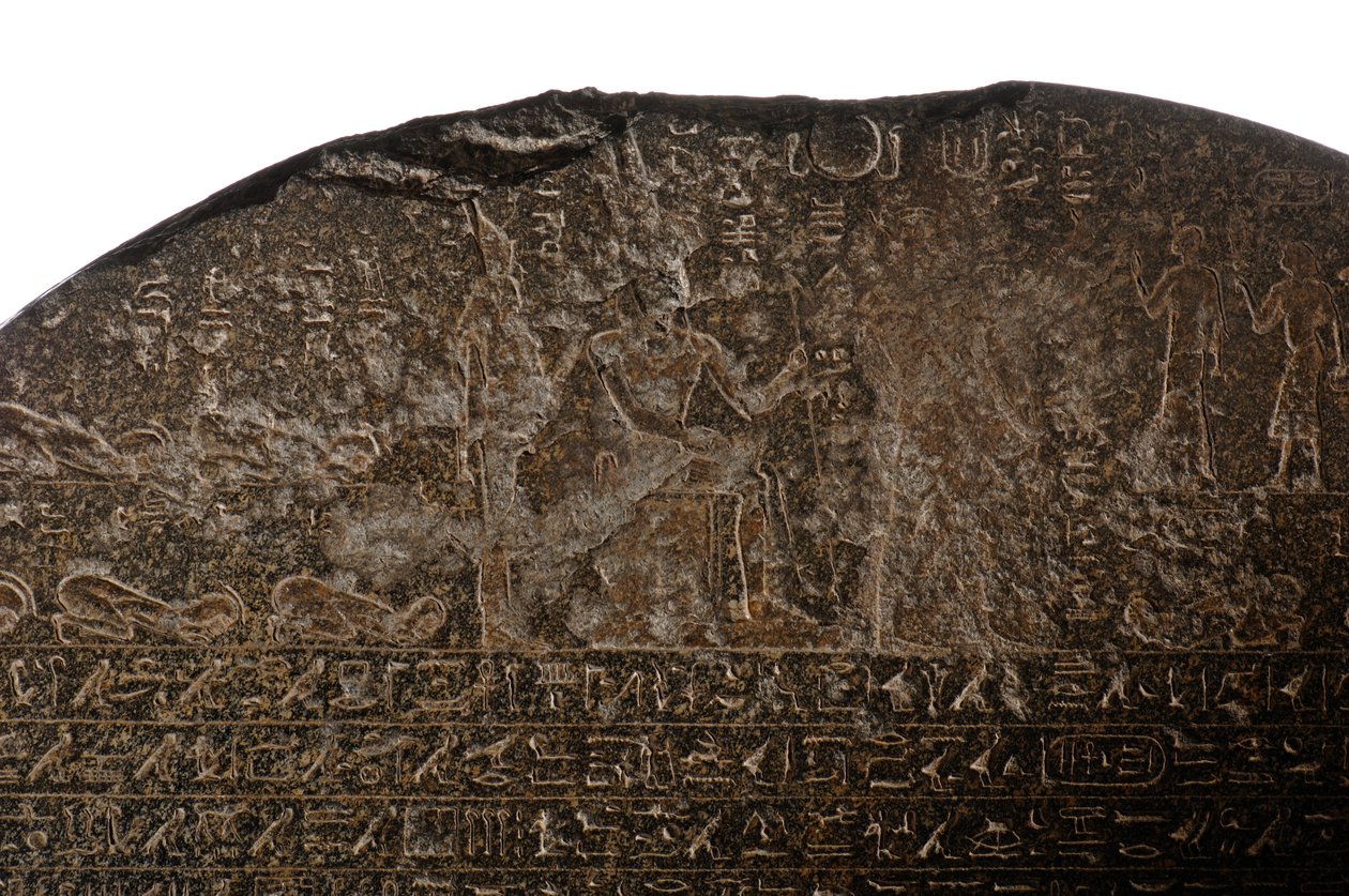 Piye-Siegesstele, Schwarze Pharaonen, Nubier, Ägypten, Das Ägyptische Museum, Kairo, Dritte, 2007 von Kenneth Garrett