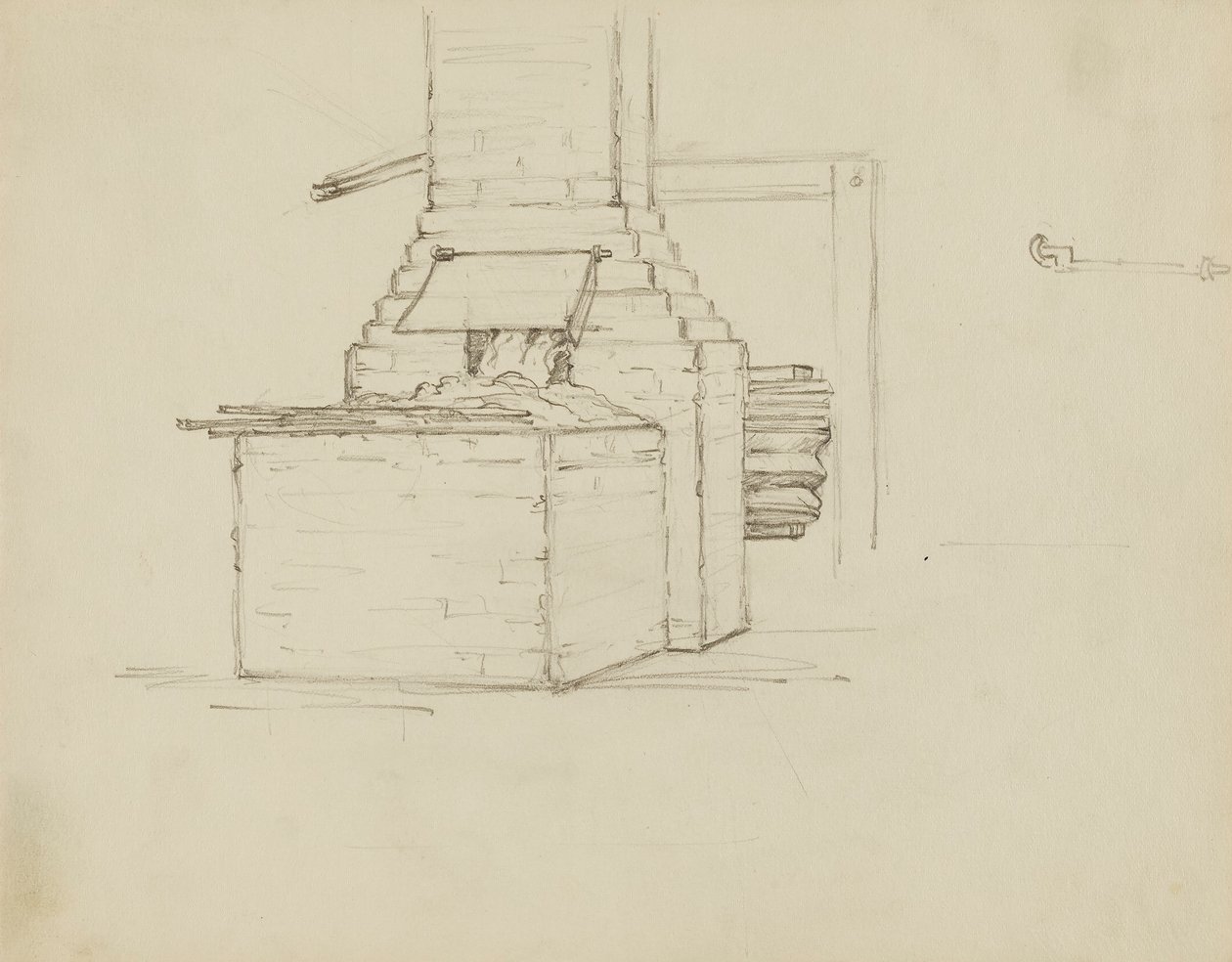 (Iowa State Capitol Rotunde) (Studie für Panel) von Kenyon Cox