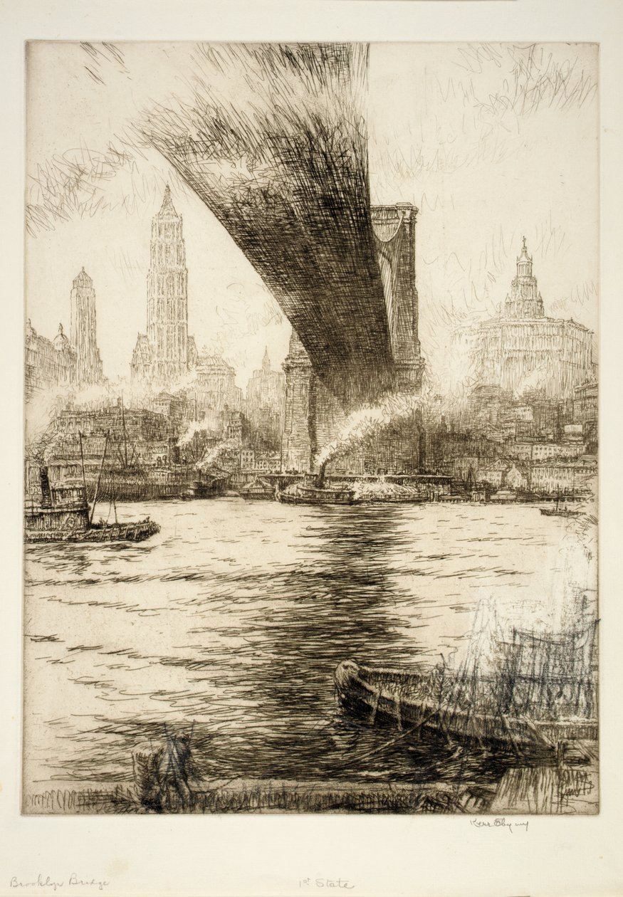 Brooklyn Bridge von Kerr Eby