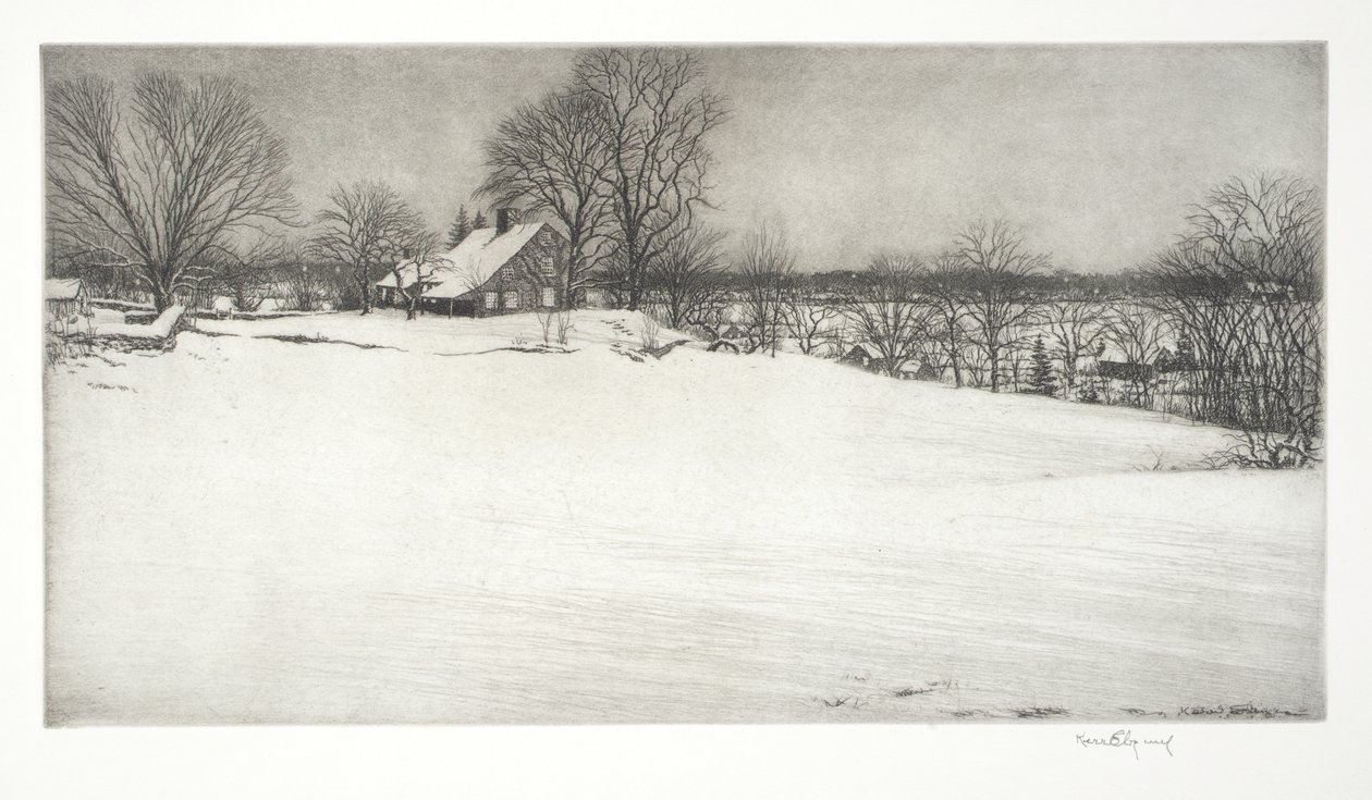 Driftweg, Abend von Kerr Eby