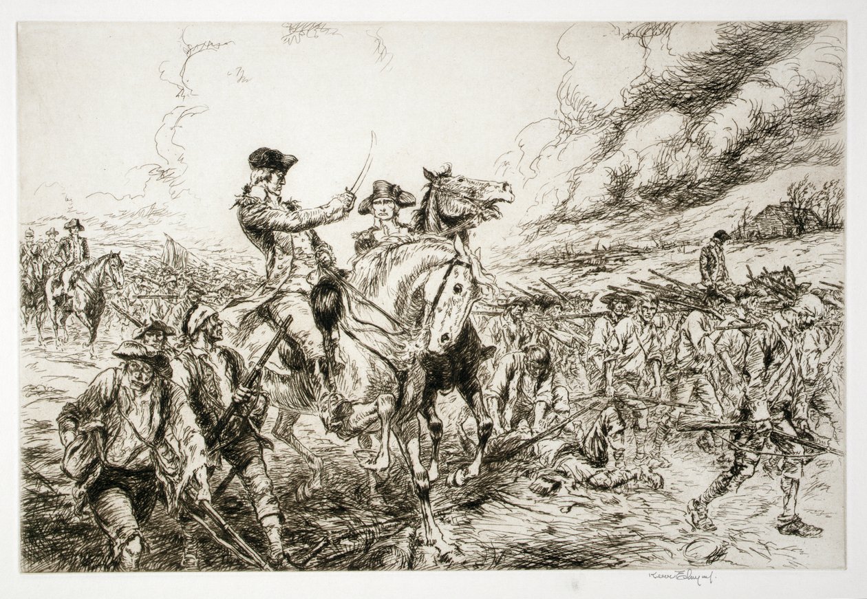 George Washington in Valley Forge von Kerr Eby