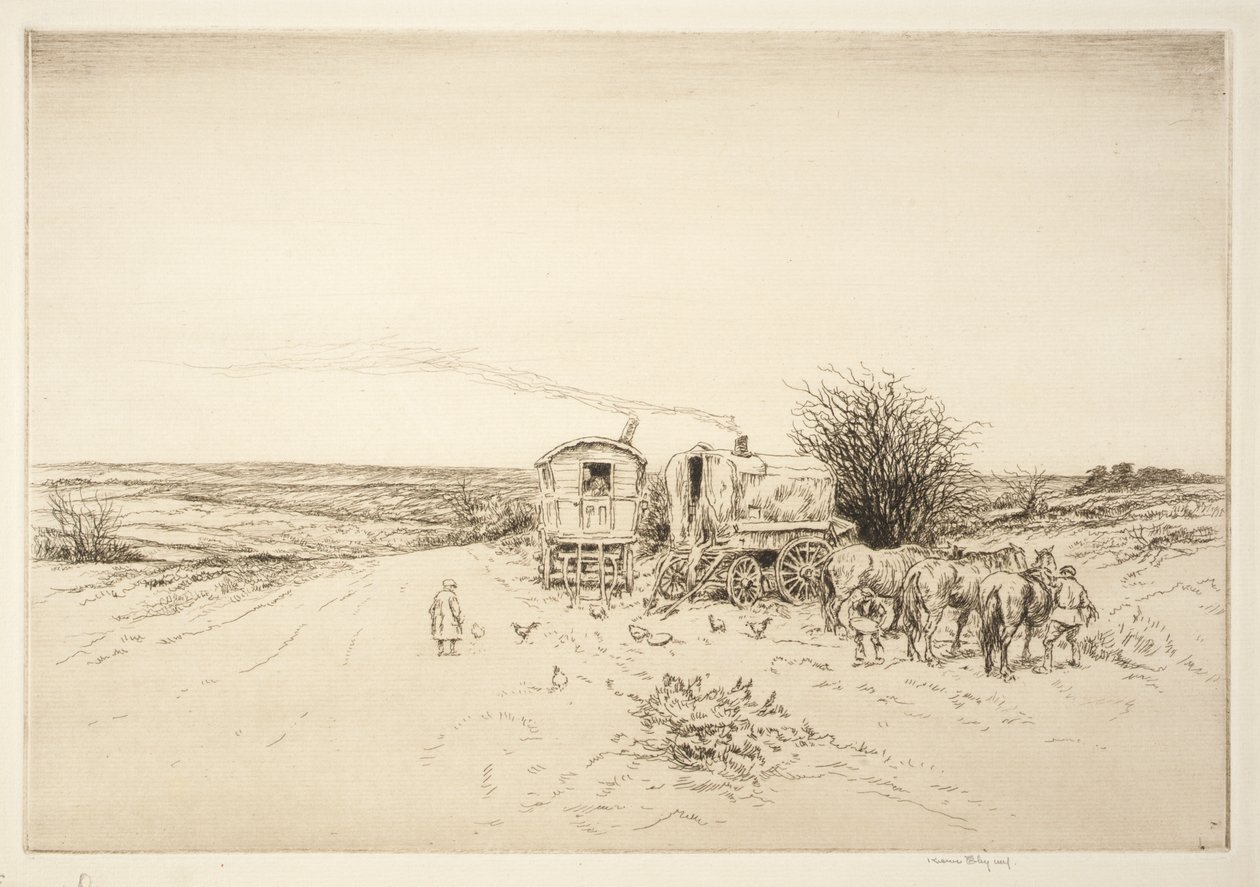 Zigeuner, Epsom Downs von Kerr Eby