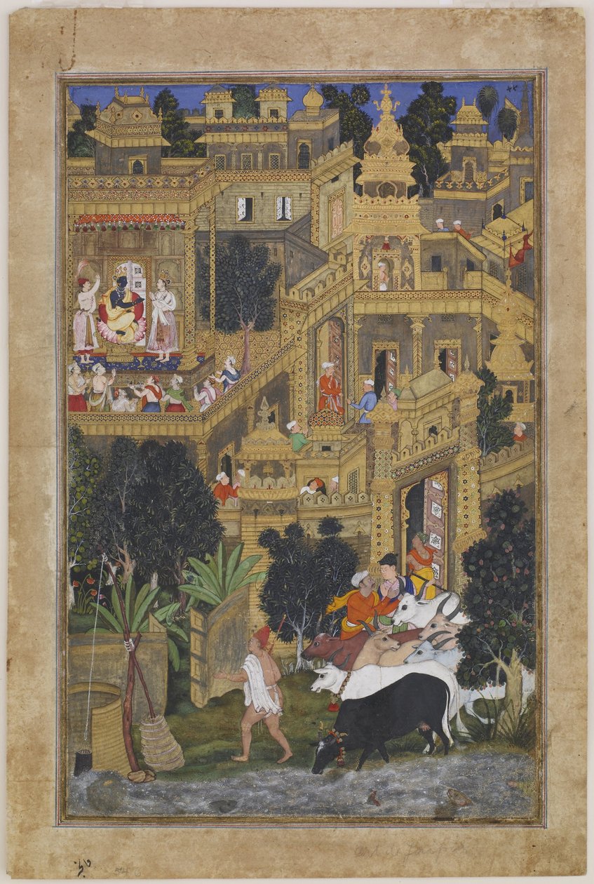 Der Herr Krishna in der goldenen Stadt von Kesav Kalan