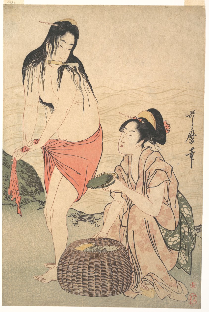 Abalone-Taucher von Kitagawa Utamaro