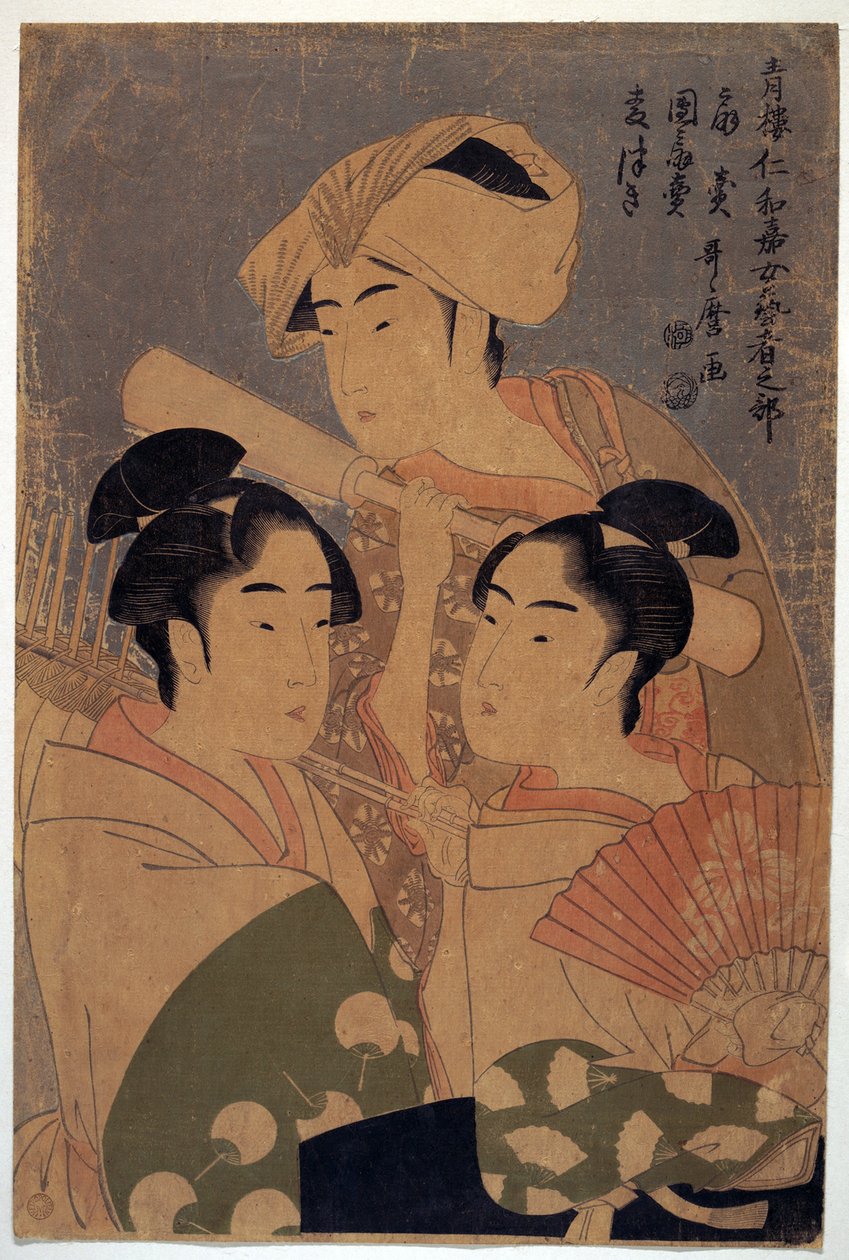 Die Niwaka-Darsteller von Kitagawa Utamaro