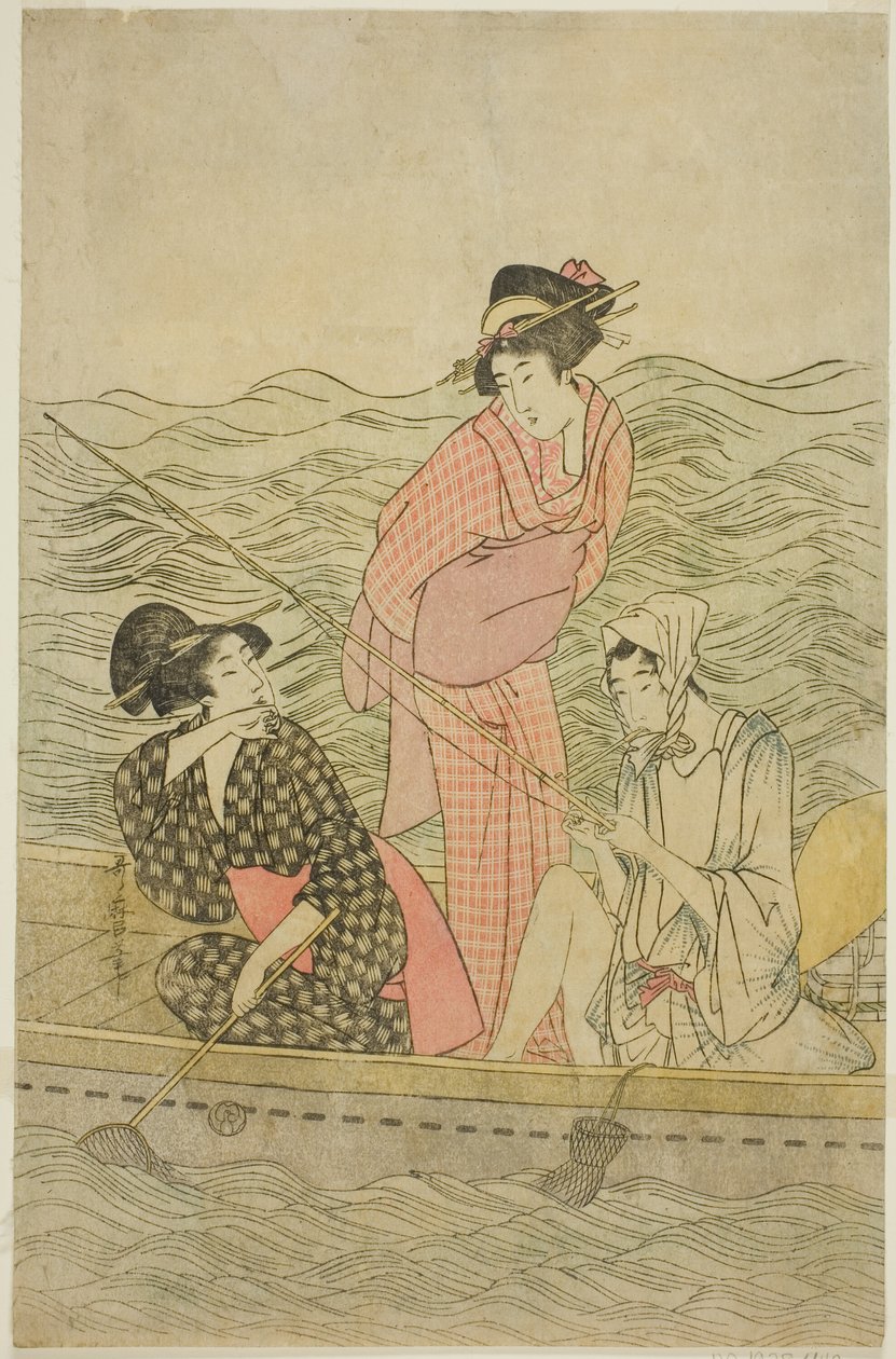 Angelausflug von Kitagawa Utamaro