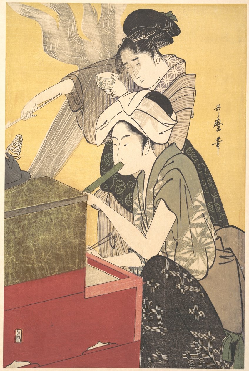 Die Küche von Kitagawa Utamaro