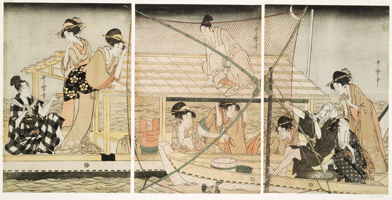 Das Schöpfnetz von Kitagawa Utamaro