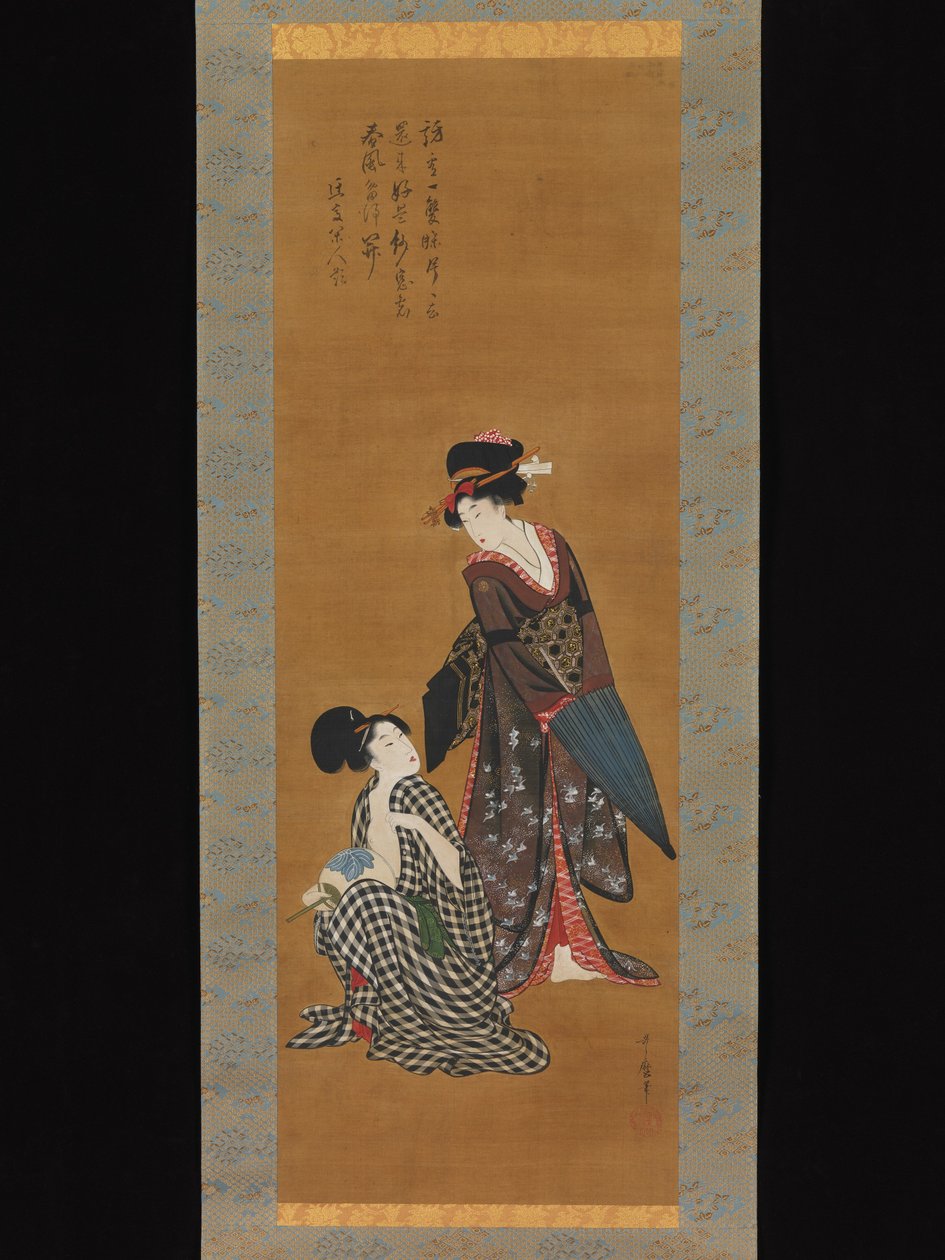 Zwei Schönheiten von Kitagawa Utamaro