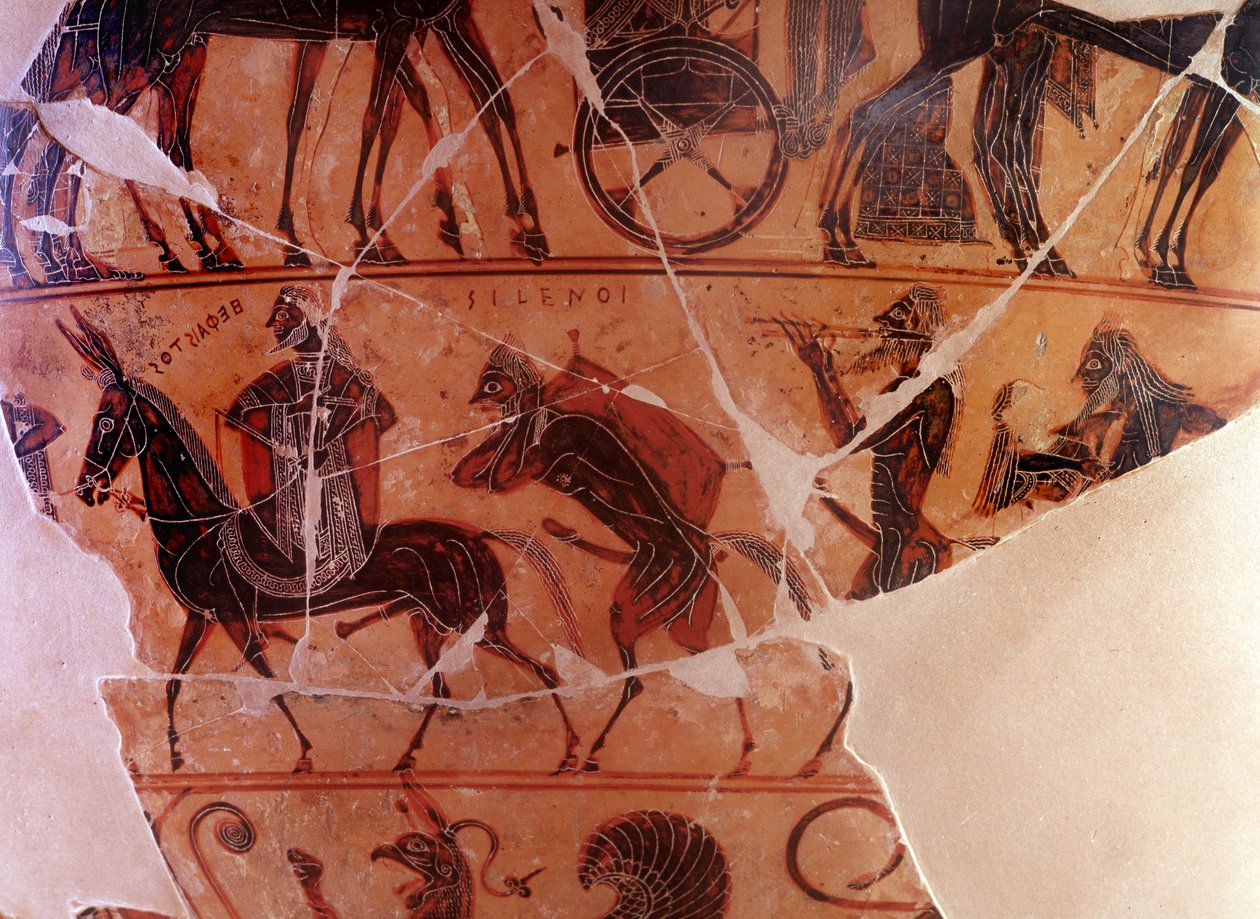 Die Rückkehr des Hephaistos nach Olympus - (Detail) - 
