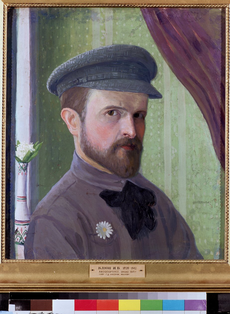 Selbstporträt von Klyun Ivan (1873-1943)