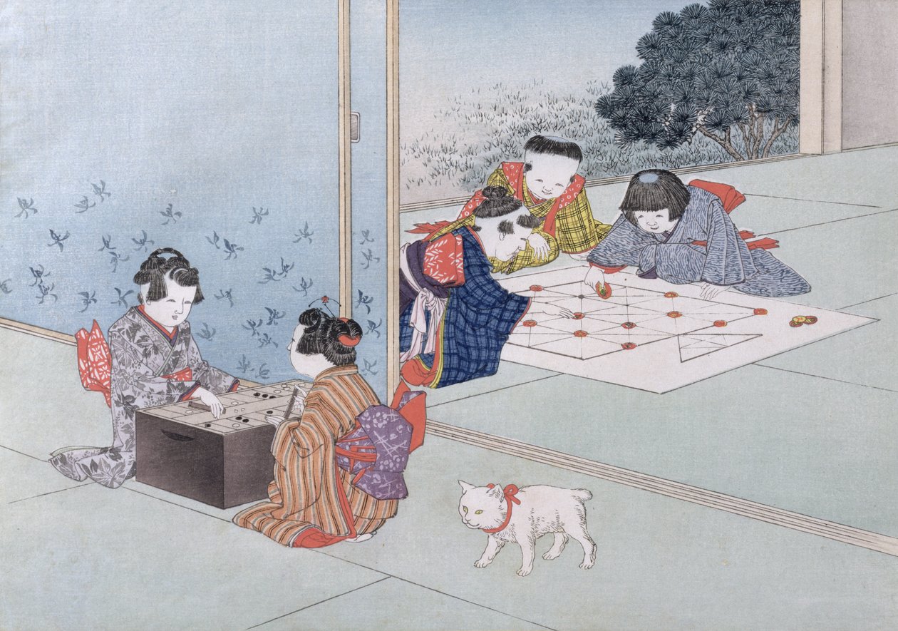 Backgammon und Musashi aus der Serie 