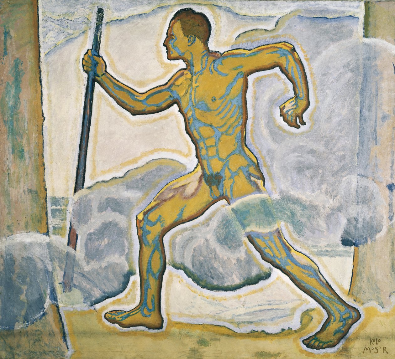 Der Wanderer von Koloman Moser
