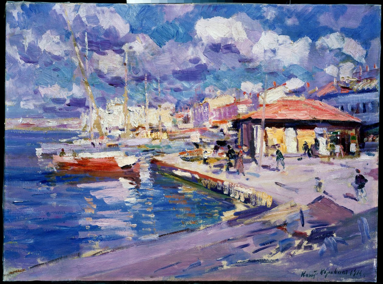 Die Bucht von Sewastopol von Konstantin Alekseevich Korovin