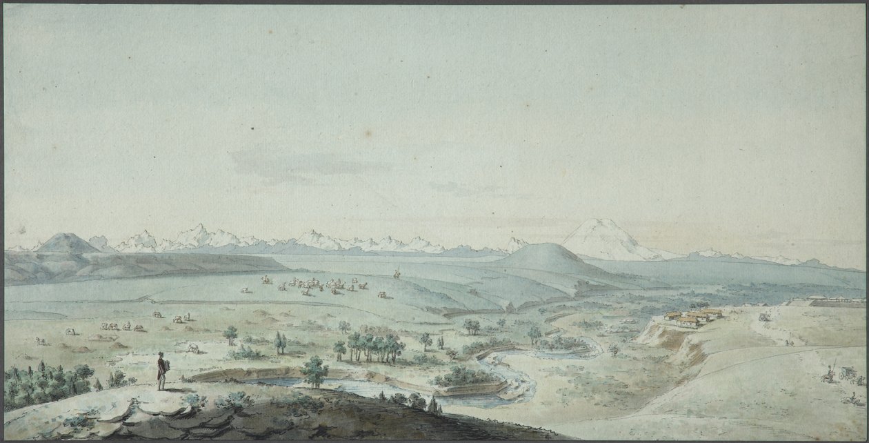 Ansicht der Konstantinogorsk-Festung vom Berg Mashuk, 1805 von Korneev
