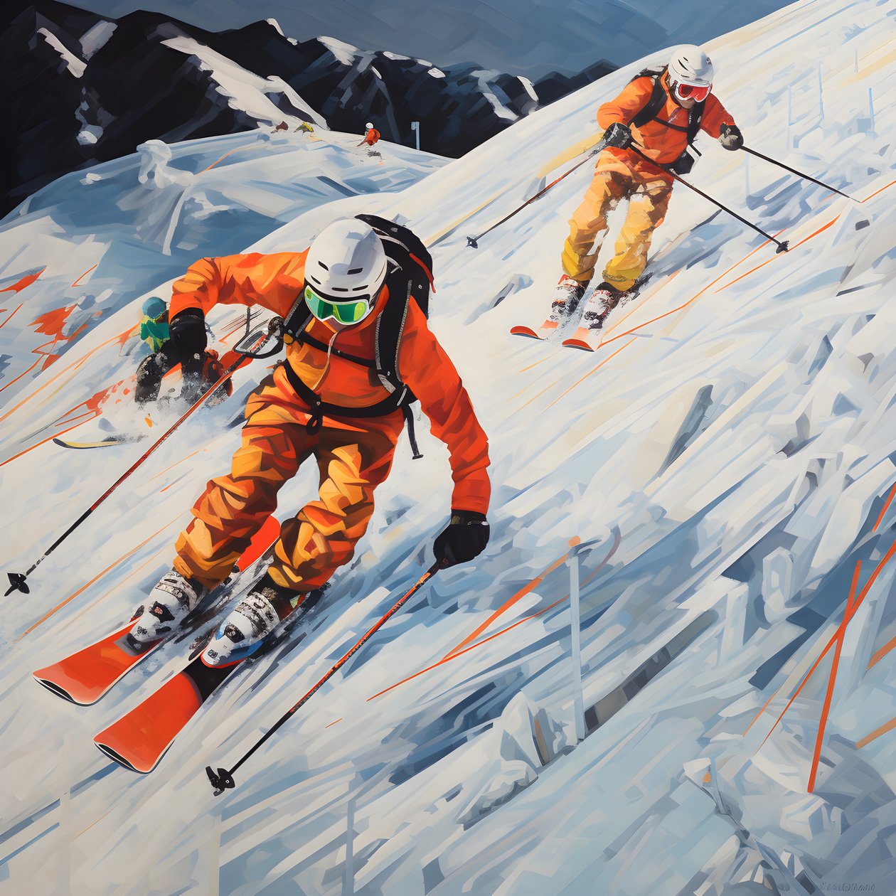 Das zweihundertvierundsechzigste Bild seit das zweite Mal die kältesten Winternächte vorbei sind von Kurt Heppke