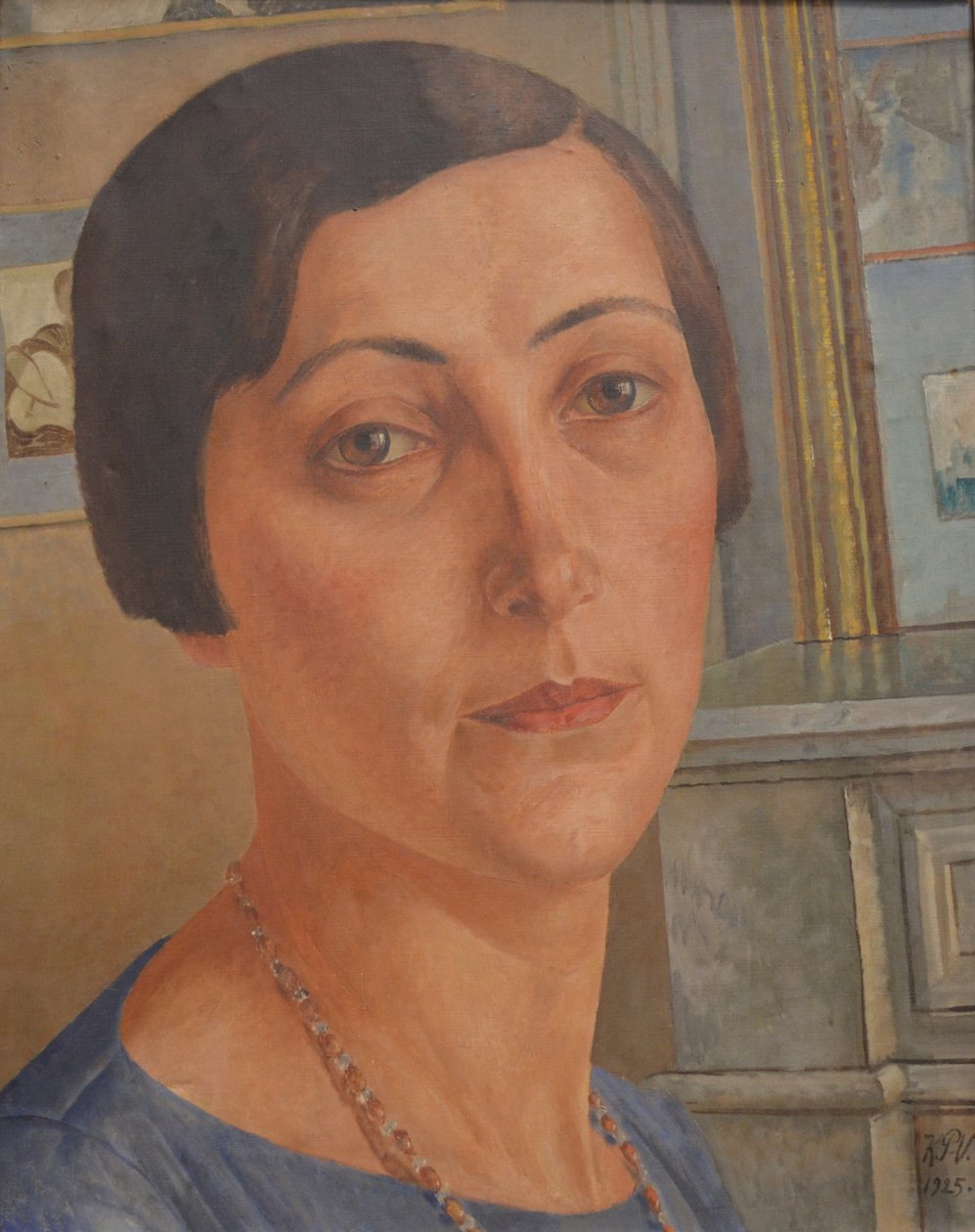 Porträt von Salomea Nikolajewna Andronikova von Kuzma Sergeevich Petrov Vodkin