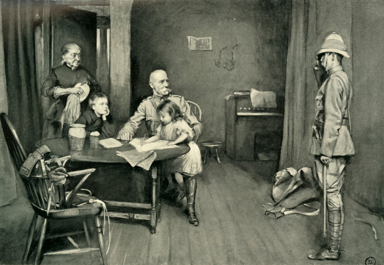 Lord Roberts im Orange Grove Inn: Ein charakteristisches Ereignis, 1901 von L. Daviel