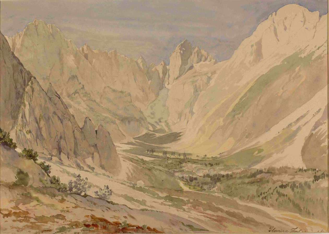 Planica mit den Julischen Alpen von Ladislav Benesch