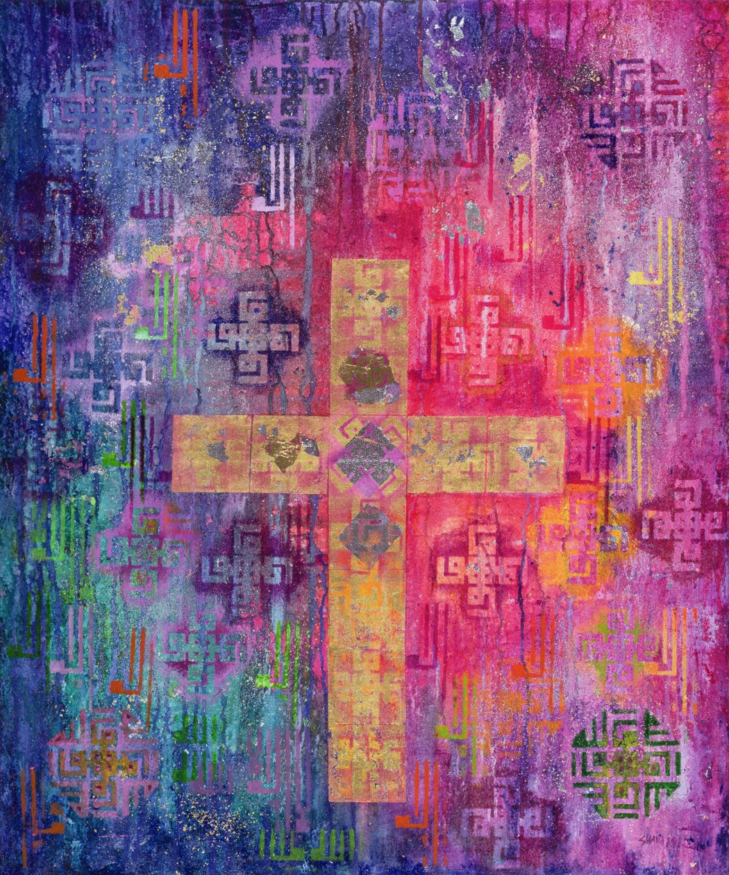 Östliches Kreuz von Laila Shawa
