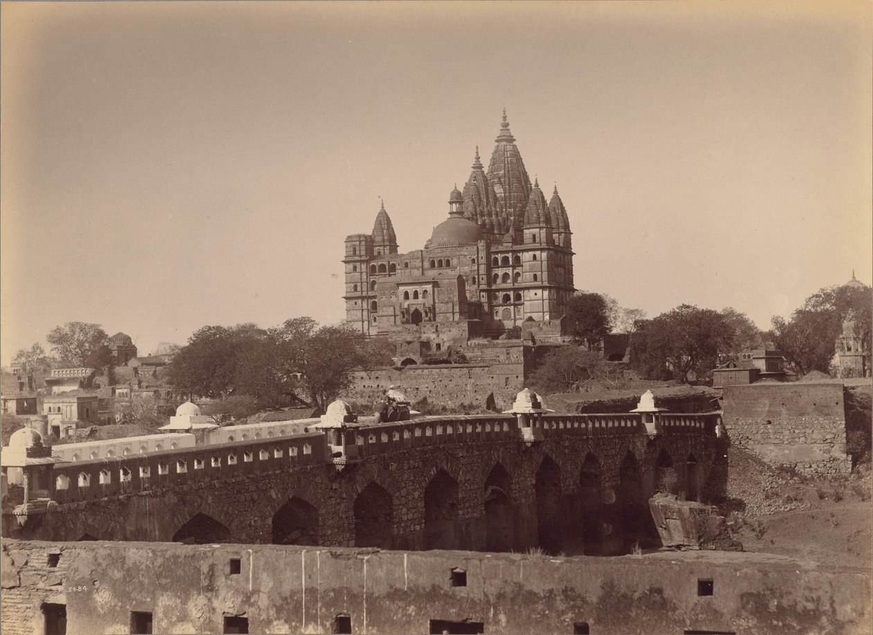 Der Große Tempel vom Fort, Orcha von Lala Deen Dayal