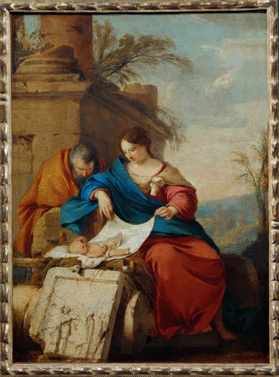 Ruhe auf der Flucht von Laurent de (workshop of) La Hyre