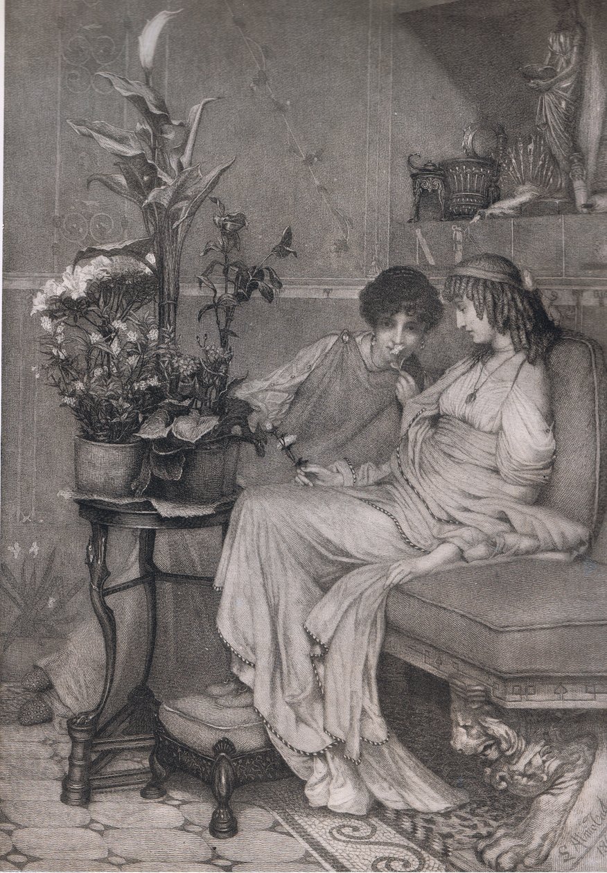 Im Vertrauen, Bibbys Jahrbuch von Lawrence (after) Alma Tadema