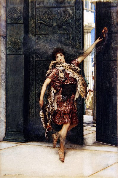 Tanz vor der Thymele von Lawrence Alma-Tadema
