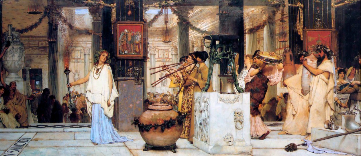 Das Weinfest von Lawrence Alma-Tadema