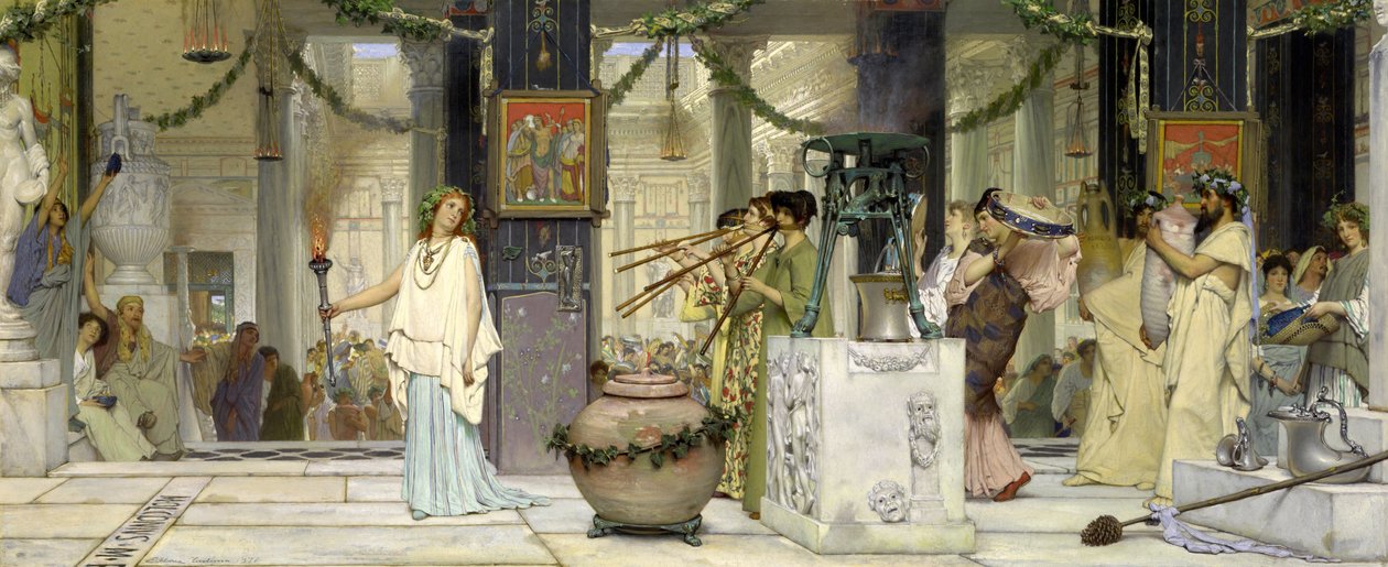 Das Weinfest von Lawrence Alma Tadema