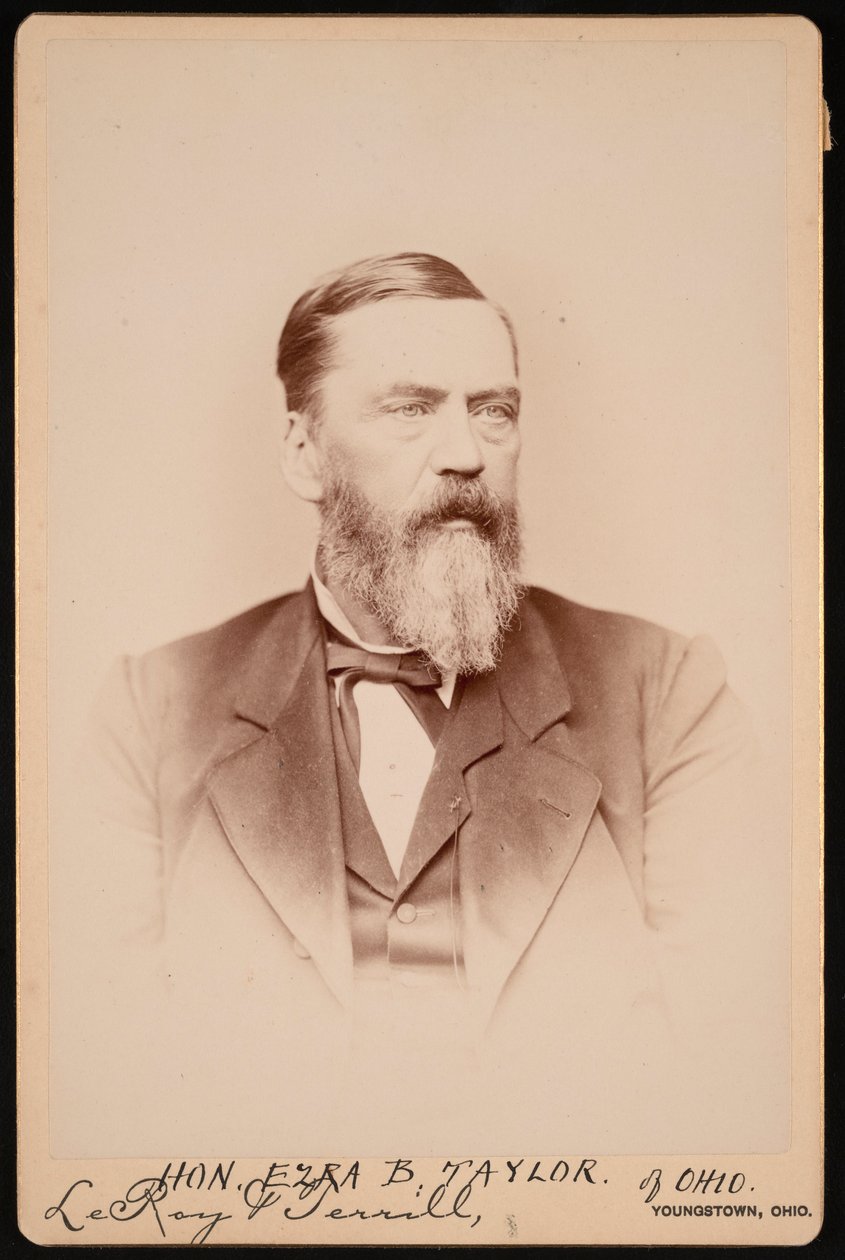 Porträt von Ezra Booth Taylor von Le Roy and Terrill
