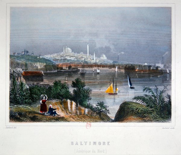 Ansicht von Baltimore von Lechard Lechard