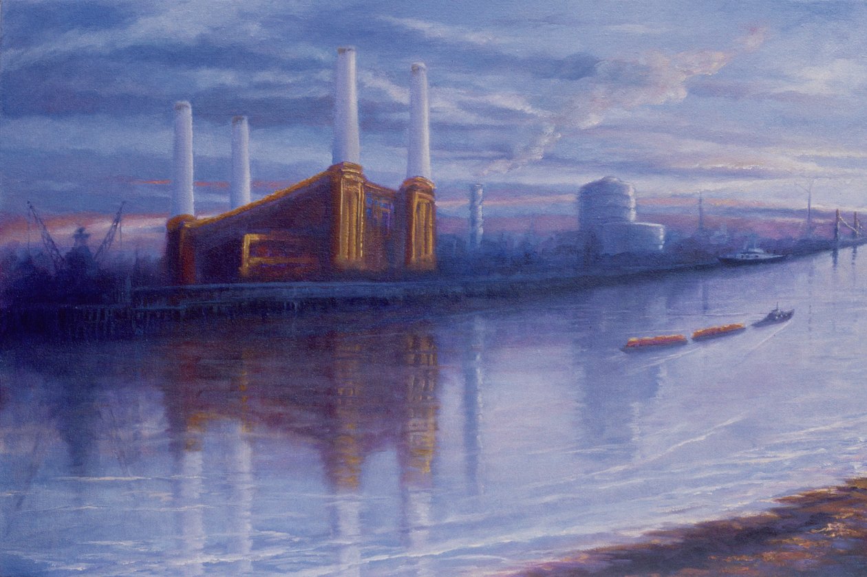 Old Glory, 1999 Battersea Power Station, Themse von Lee Campbell