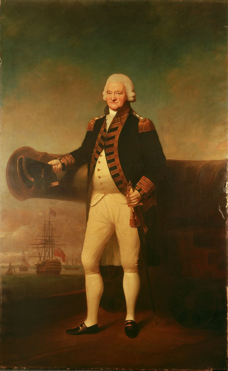 Admiral Sir Peter Parker (1721-1811), um 1799 von Lemuel Francis Abbott