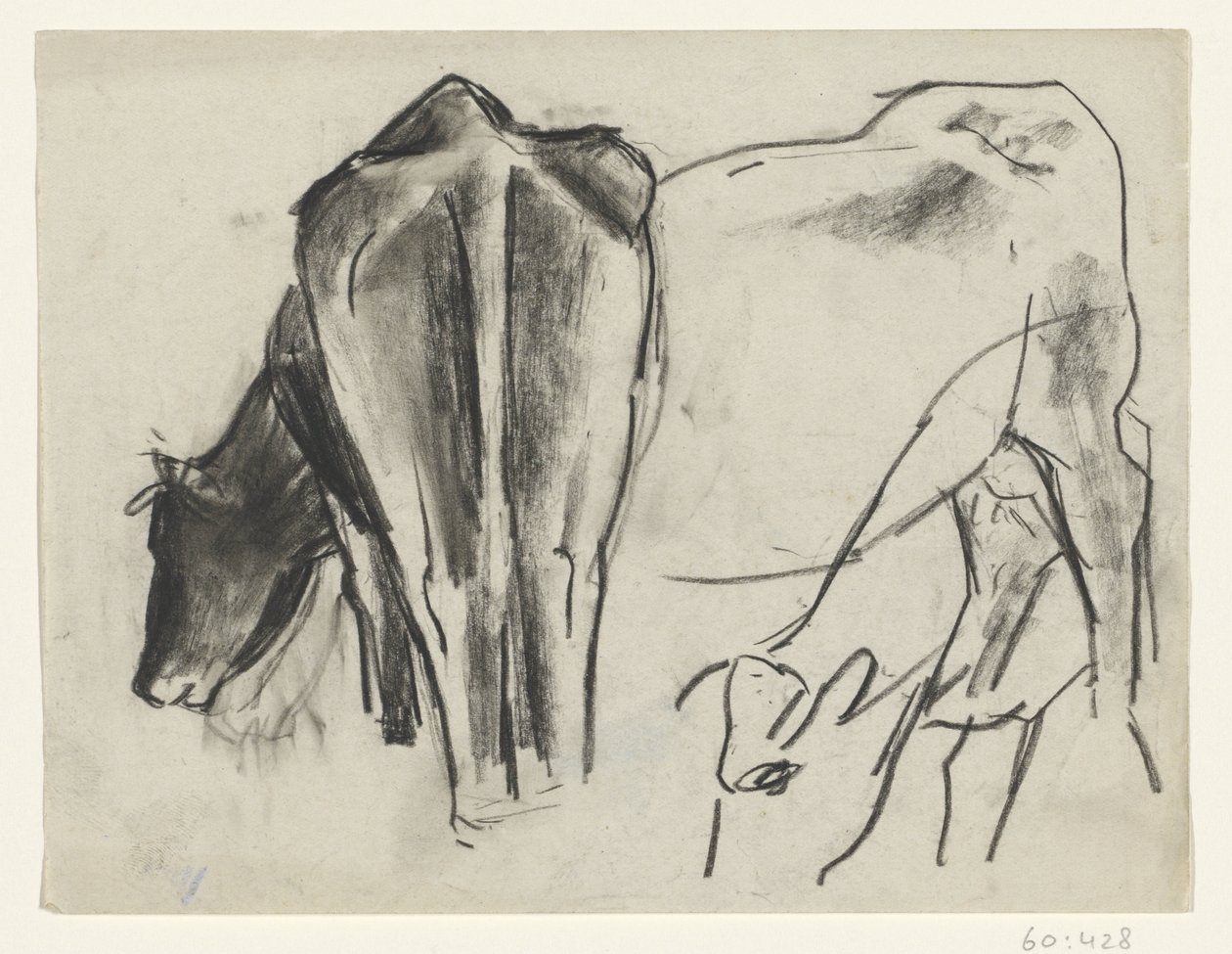 Drei Kühe von Leo Gestel