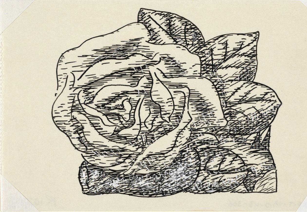 Ohne Titel (Rose) von Leo Gestel