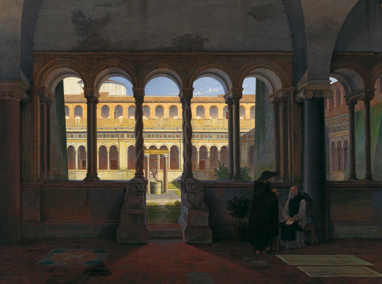 Der Kreuzgang von San Giovanni in Laterano in Rom von Leo von Klenze