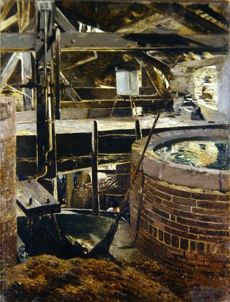 Die alte Brauerei, 1895 von Leon Henri Marie Frederic