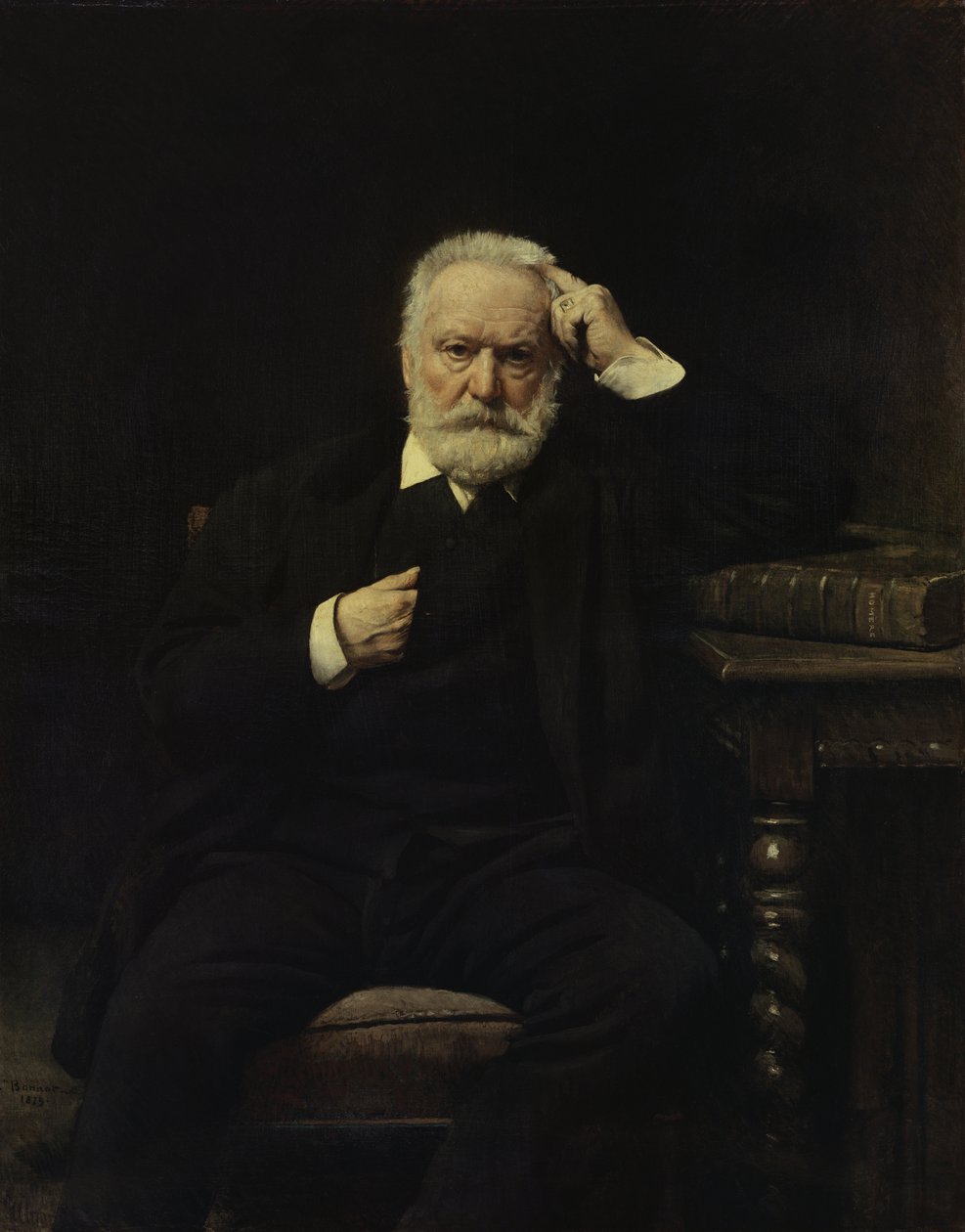 Porträt von Victor Hugo, 1879 von Leon Joseph Florentin Bonnat