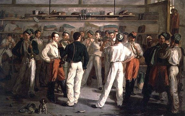 Die Trompetenübung von Leon Louis Leclaire
