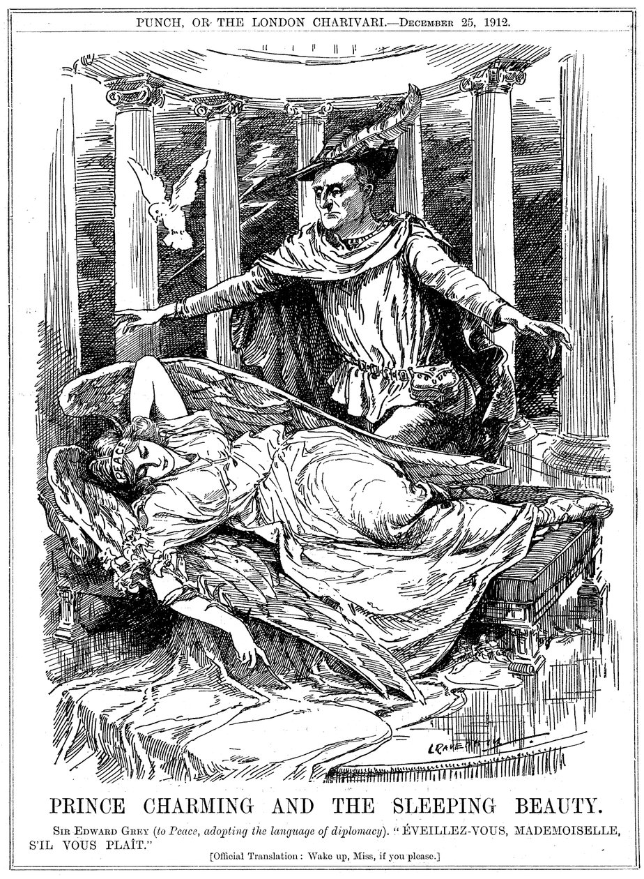 Prinz Charming und die schlafende Schönheit von Leonard Raven Hill