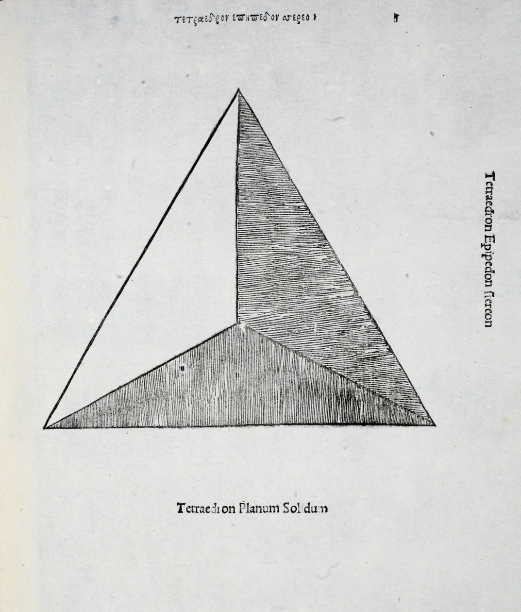 Tetraedron planum solidum, Illustration aus 
