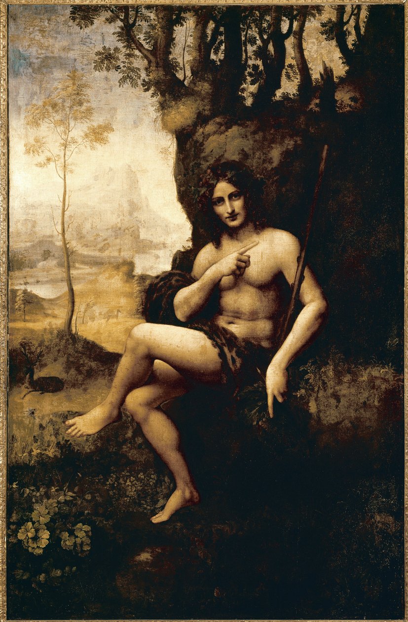 Bacchus von Leonardo da (studio of) Vinci