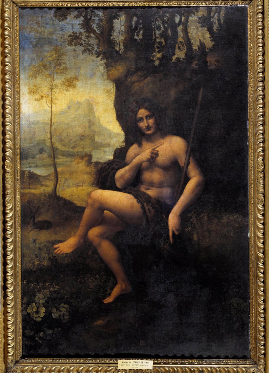 Bacchus von Leonardo da (studio of) Vinci